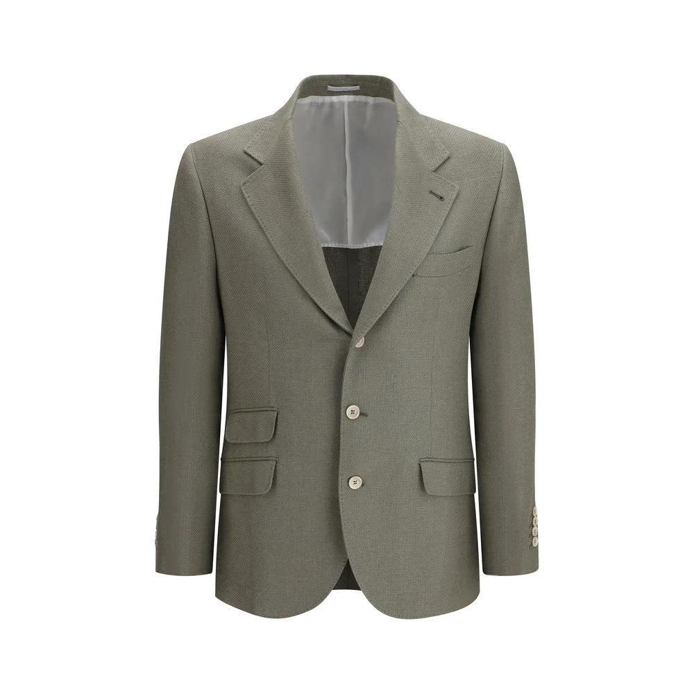 Brunello Cucinelli Cucinelli Zweifarbiger Seidenmantel by Brunello Cucinelli Cucinelli