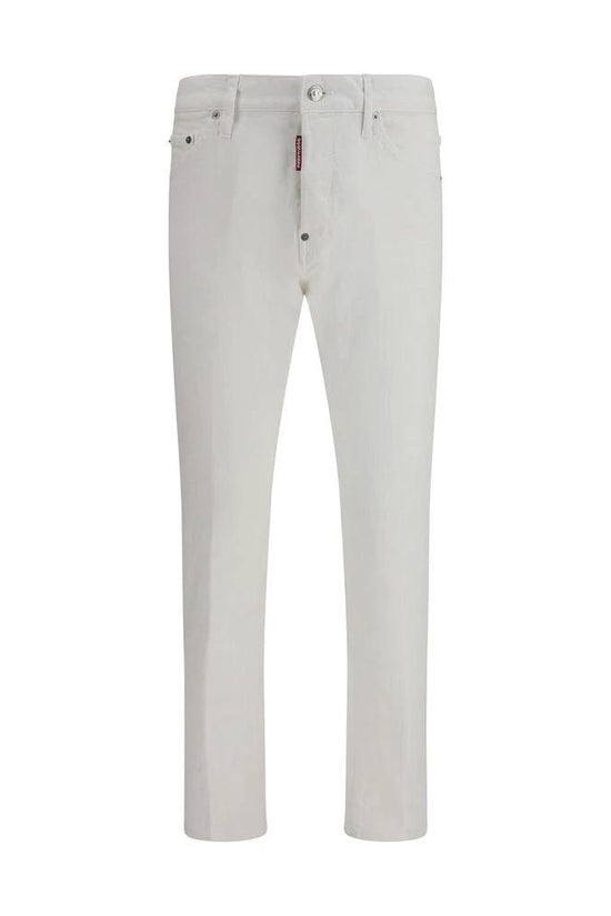 Dsquared² Weiße Baumwoll-Jeans aus Denim by Dsquared²