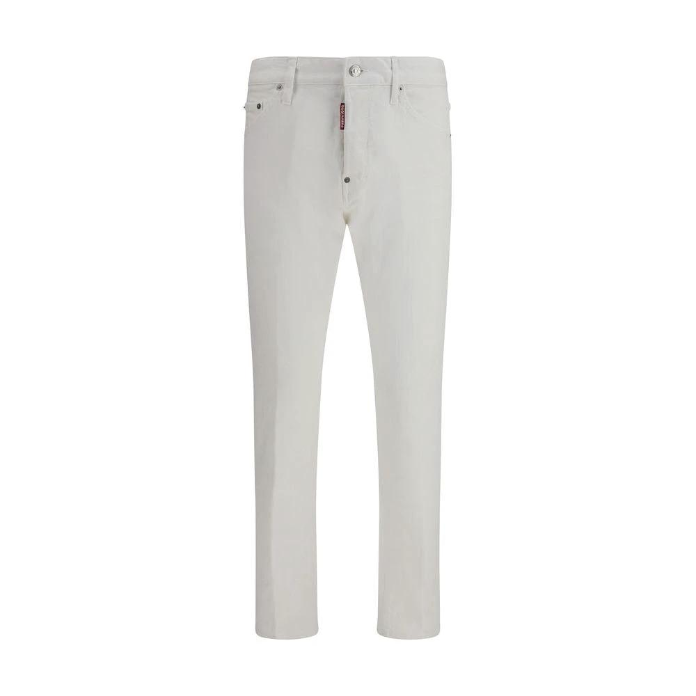 Dsquared² Weiße Baumwoll-Jeans aus Denim by Dsquared²