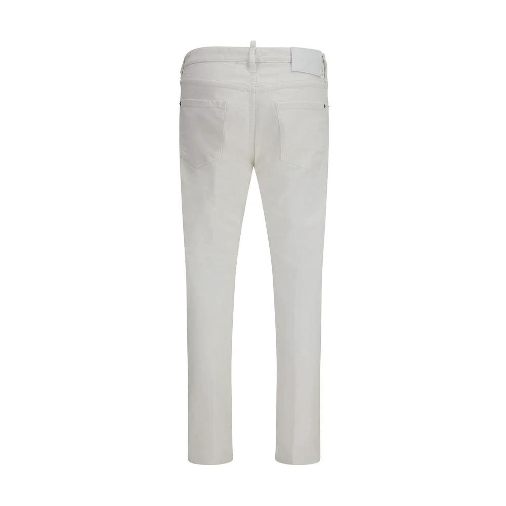 Dsquared² Weiße Baumwoll-Jeans aus Denim by Dsquared²