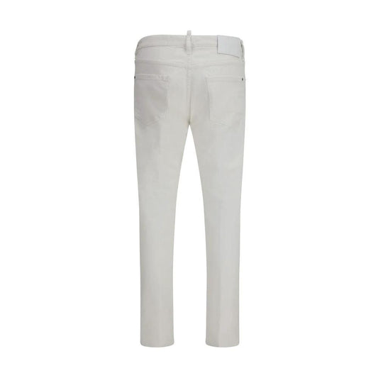 Dsquared² Weiße Baumwoll-Jeans aus Denim by Dsquared²