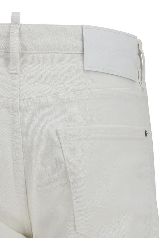 Dsquared² Weiße Baumwoll-Jeans aus Denim by Dsquared²