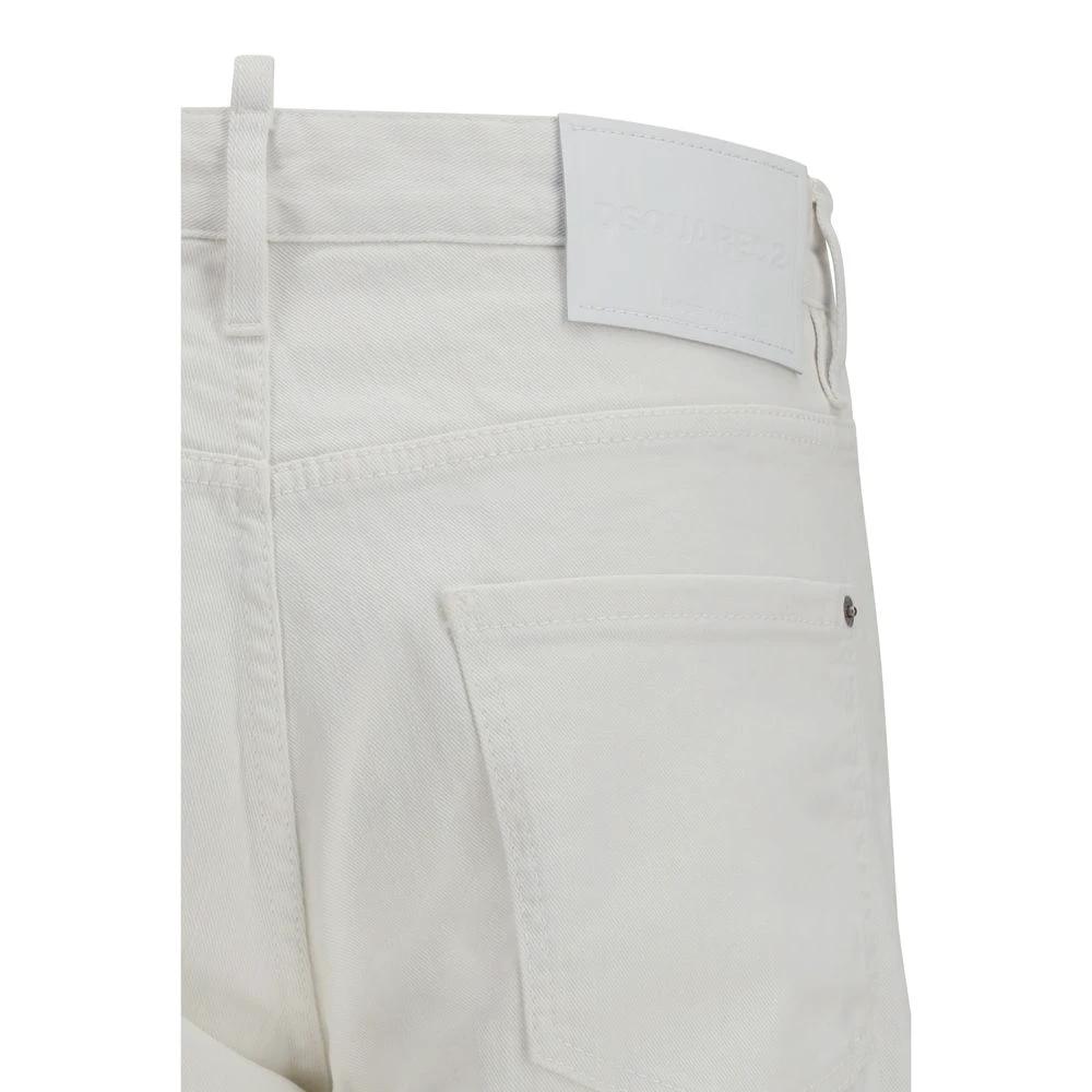 Dsquared² Weiße Baumwoll-Jeans aus Denim by Dsquared²