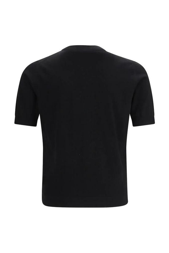 Prada Schwarzes Baumwoll-T-Shirt by Prada