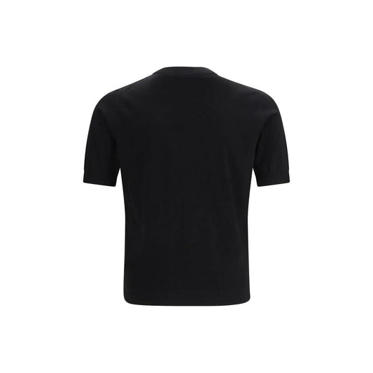 Prada Schwarzes Baumwoll-T-Shirt by Prada