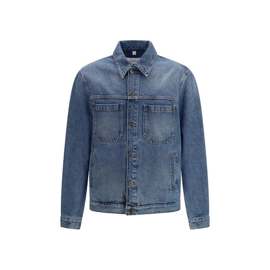 Off-White Blaue Baumwoll-Denimjacke by Off-White