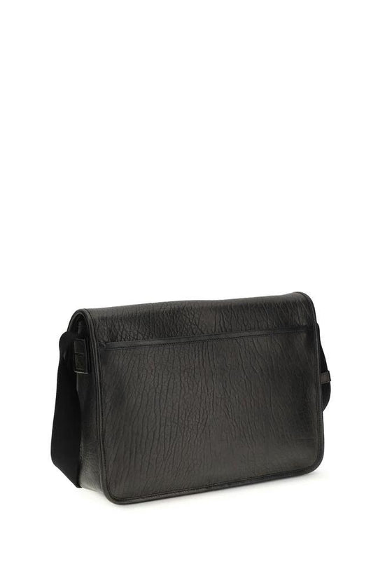 Saint Laurent Schwarzes Kalbsleder Bos Taurus Portemonnaie by Saint Laurent
