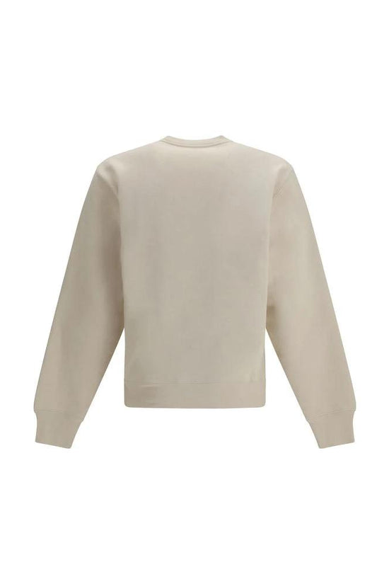 Saint Laurent Beige Cotton Sweatshirt by Saint Laurent