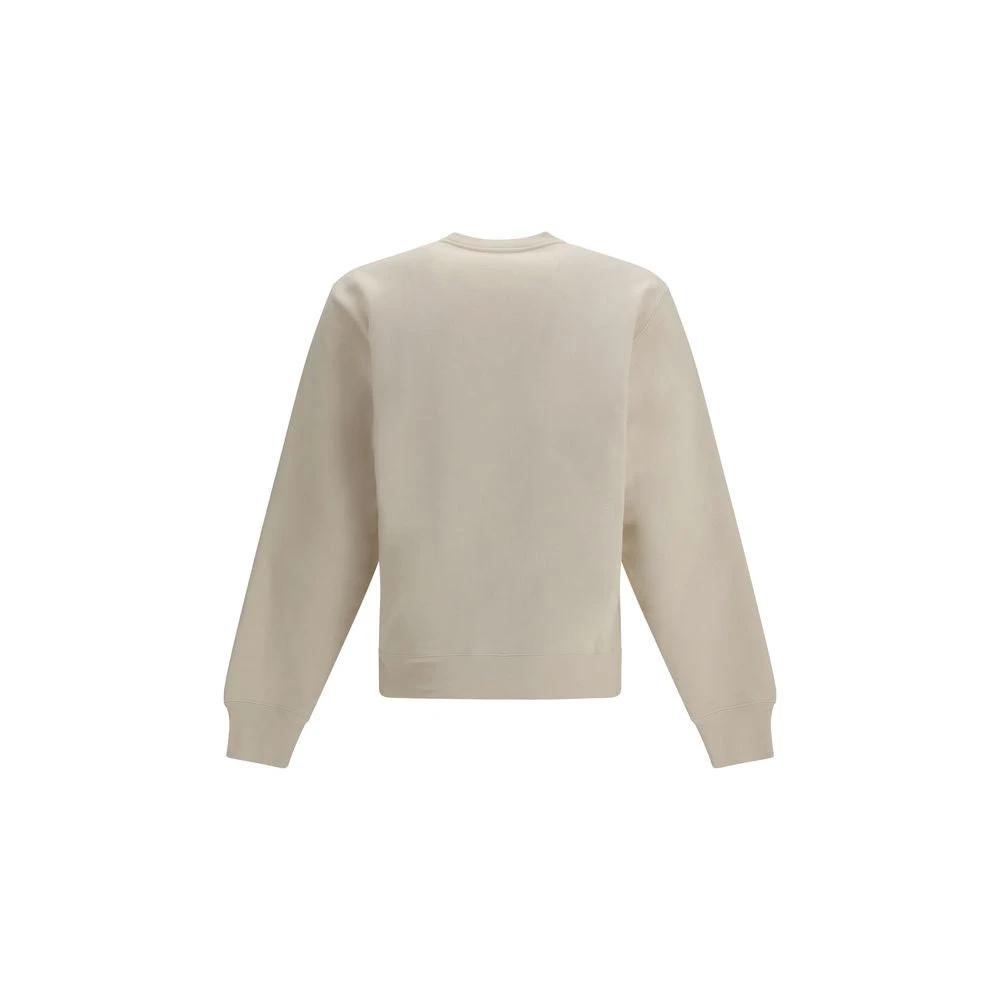 Saint Laurent Beige Cotton Sweatshirt by Saint Laurent