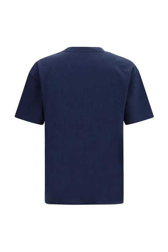 Saint Laurent Blaues Baumwoll-T-Shirt by Saint Laurent