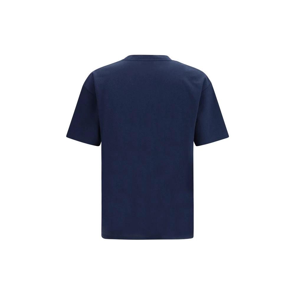 Saint Laurent Blaues Baumwoll-T-Shirt by Saint Laurent
