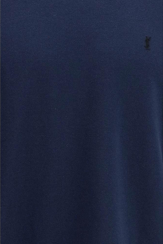 Saint Laurent Blaues Baumwoll-T-Shirt by Saint Laurent
