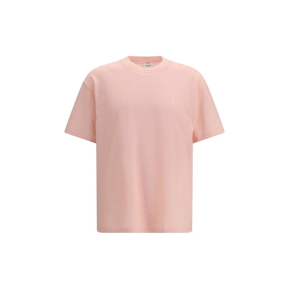 Saint Laurent Mehrfarbiges Baumwoll-T-Shirt by Saint Laurent
