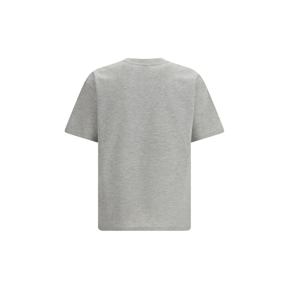 Saint Laurent Graues Baumwoll-T-Shirt by Saint Laurent