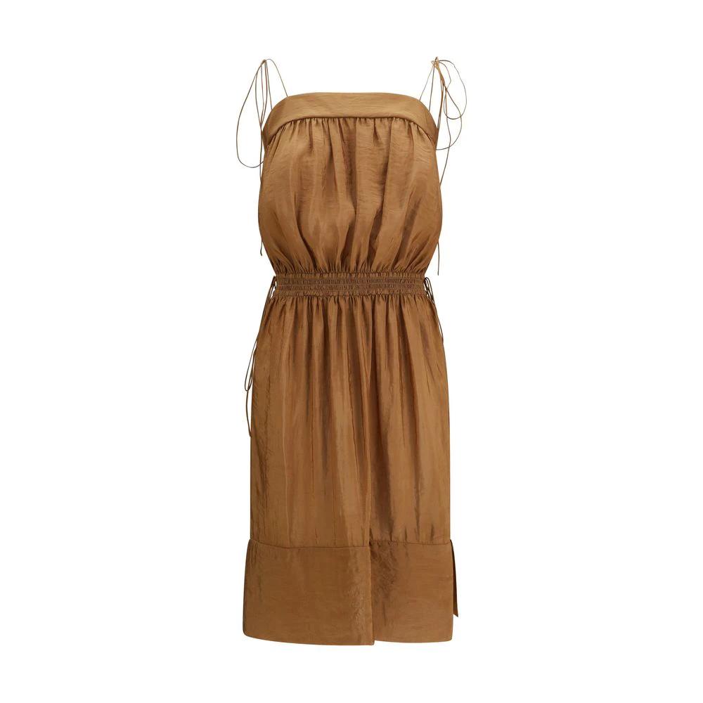 Saint Laurent Beiges Polyester Freizeitkleid by Saint Laurent