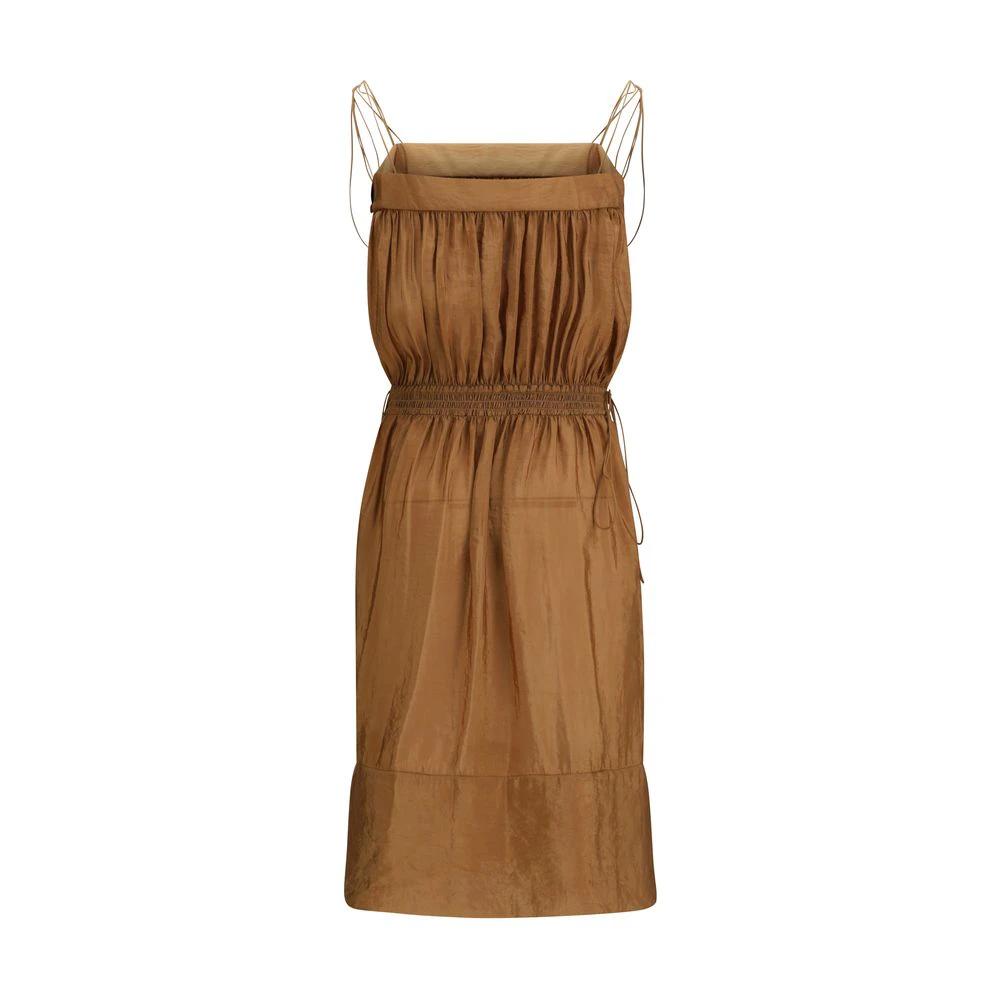 Saint Laurent Beiges Polyester Freizeitkleid by Saint Laurent