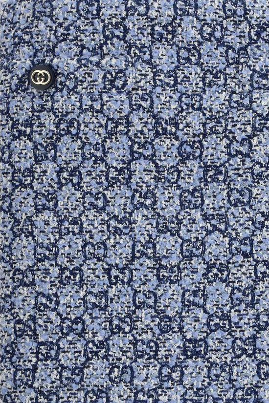 Gucci Blaue Baumwoll-Minirock by Gucci