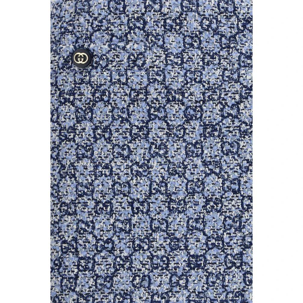 Gucci Blaue Baumwoll-Minirock by Gucci