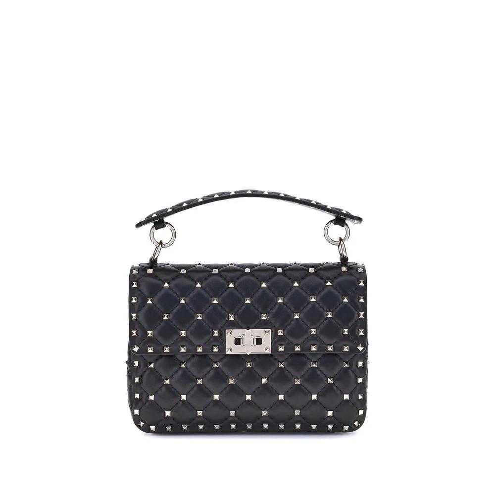 Valentino Garavani Schwarze Lammleder Schultertasche Ovis Aries Aries by Valentino Garavani