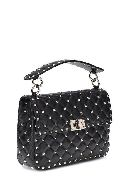 Valentino Garavani Schwarze Lammleder Schultertasche Ovis Aries Aries by Valentino Garavani