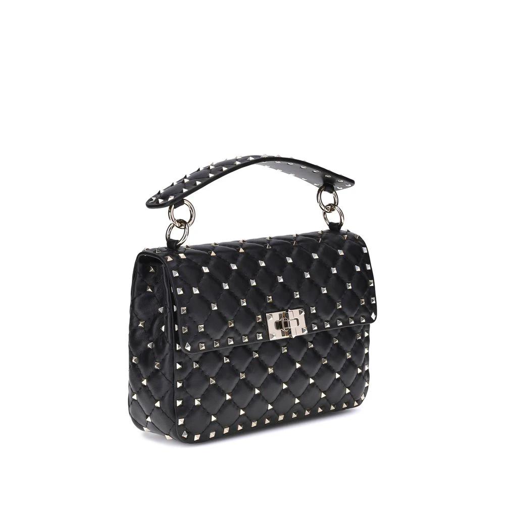 Valentino Garavani Schwarze Lammleder Schultertasche Ovis Aries Aries by Valentino Garavani