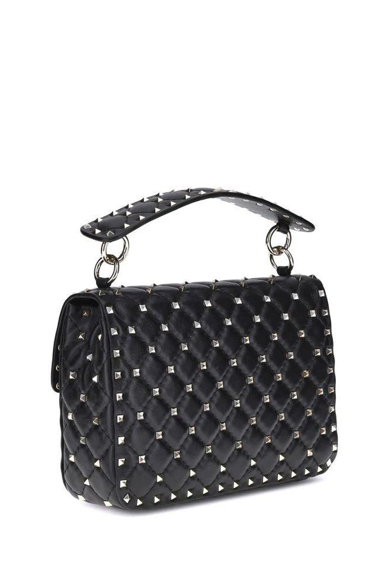 Valentino Garavani Schwarze Lammleder Schultertasche Ovis Aries Aries by Valentino Garavani