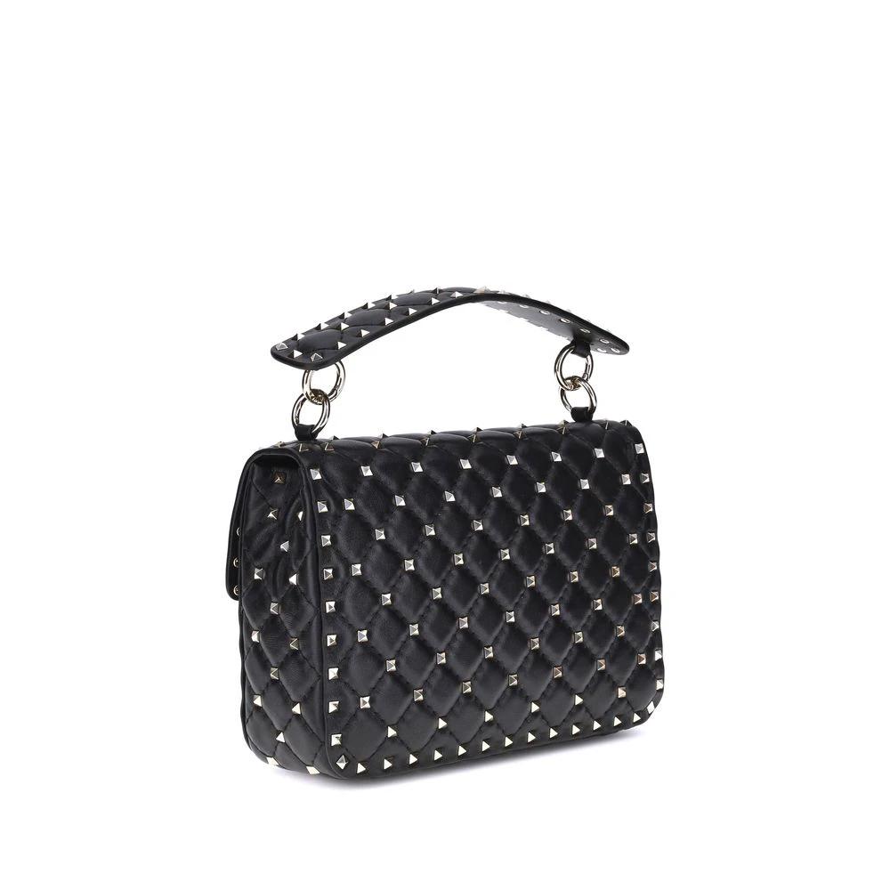Valentino Garavani Schwarze Lammleder Schultertasche Ovis Aries Aries by Valentino Garavani