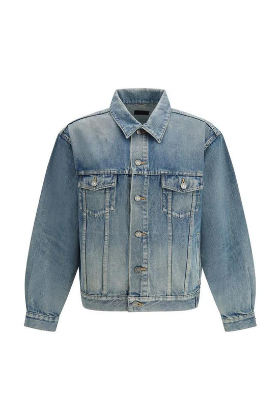 Saint Laurent Blaue Baumwoll-Denimjacke by Saint Laurent