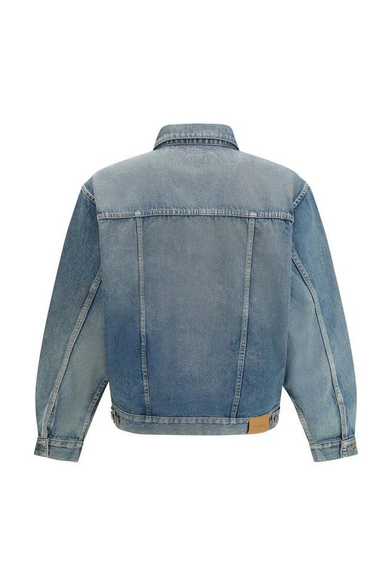 Saint Laurent Blaue Baumwoll-Denimjacke by Saint Laurent