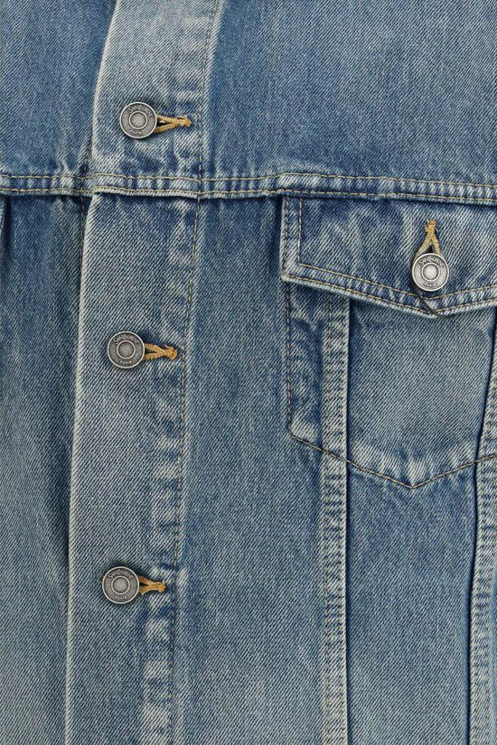 Saint Laurent Blaue Baumwoll-Denimjacke by Saint Laurent