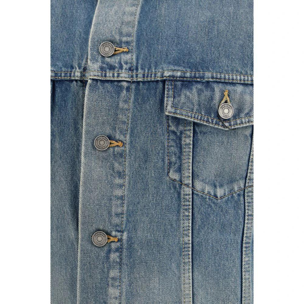 Saint Laurent Blaue Baumwoll-Denimjacke by Saint Laurent