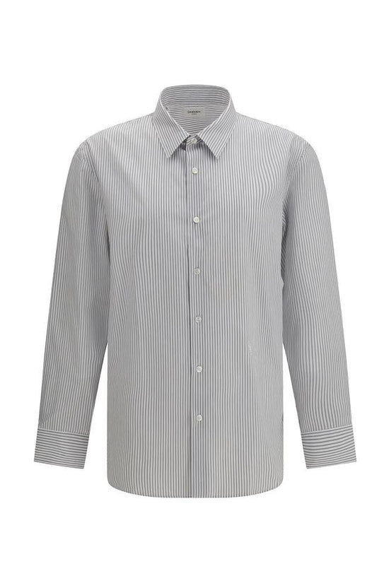 Saint Laurent Mehrfarbiges Baumwollhemd mit Muster by Saint Laurent