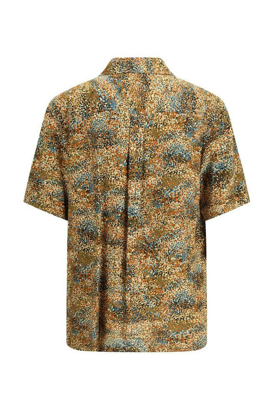 Saint Laurent Mehrfarbiges Hemd aus Viskose mit Muster by Saint Laurent