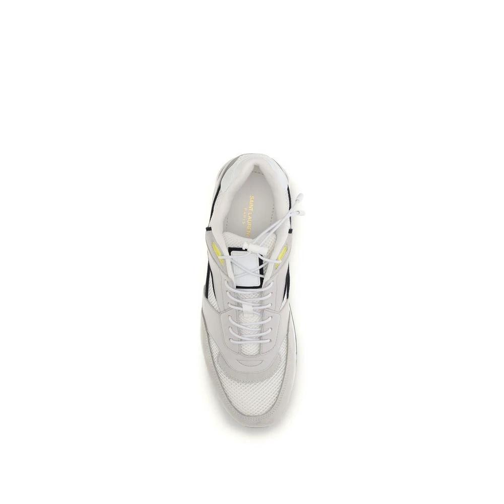 Saint Laurent Multicolor Calf Leather Bos Taurus Low Top Sneakers by Saint Laurent