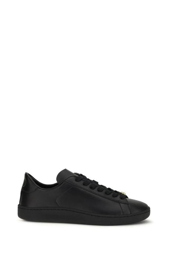 Valentino Garavani Schwarze Bos Taurus Kalbsleder-Sneakers by Valentino Garavani