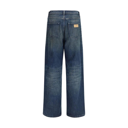 MM6 Blaue Jeans aus Baumwolle im Relaxed Fit by MM6