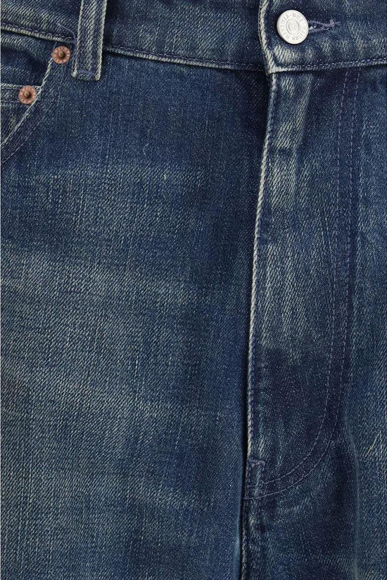 MM6 Blaue Jeans aus Baumwolle im Relaxed Fit by MM6