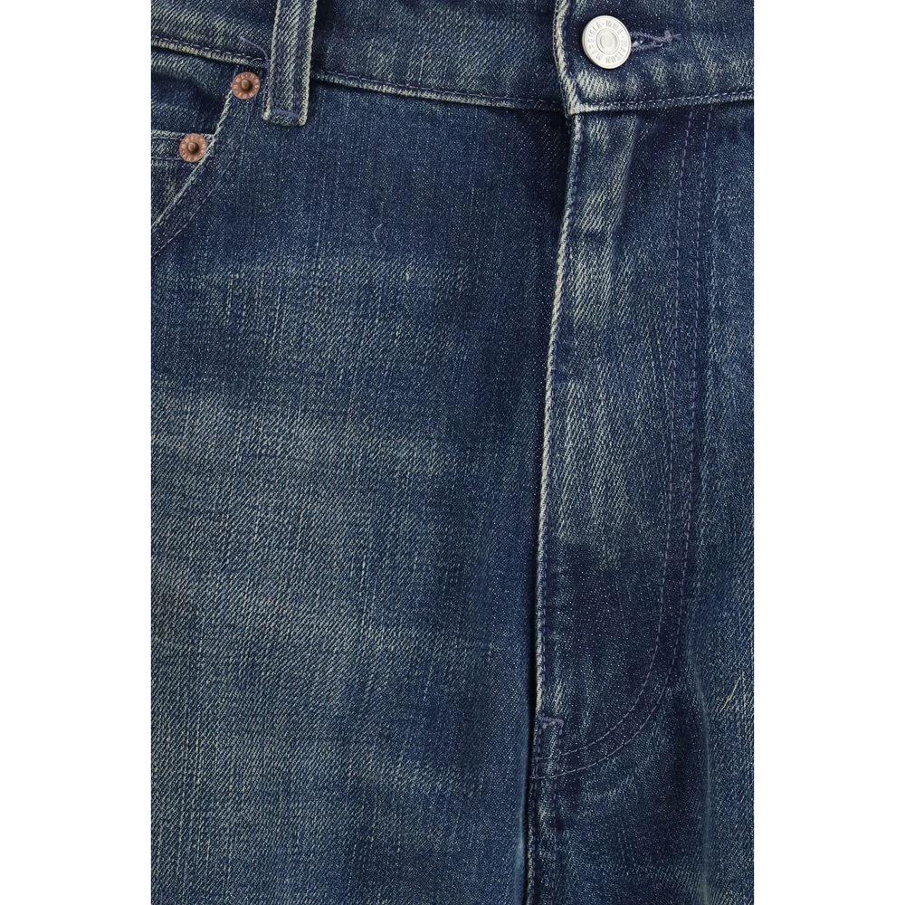 MM6 Blaue Jeans aus Baumwolle im Relaxed Fit by MM6