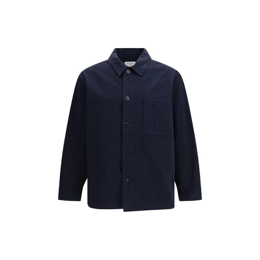 Saint Laurent Blaue Jeansjacke aus Baumwolle by Saint Laurent