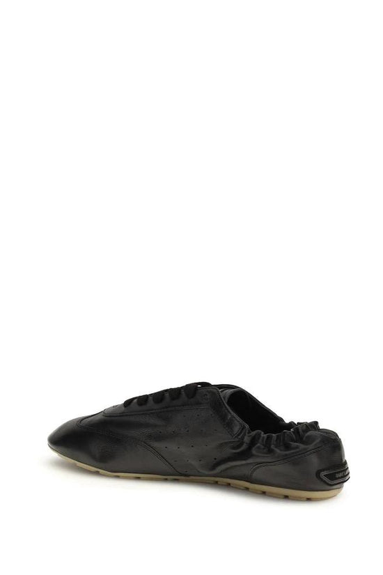 Saint Laurent Schwarze Bos Taurus Kalbsleder Athletic Sneaker by Saint Laurent