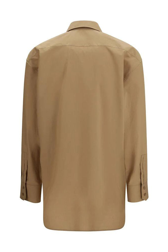 Saint Laurent Beige Cotton Shirt by Saint Laurent