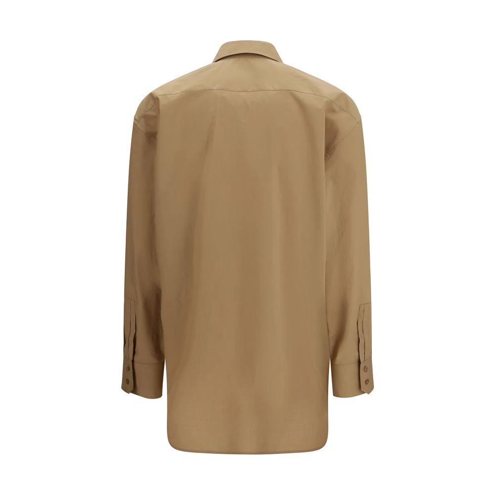 Saint Laurent Beige Cotton Shirt by Saint Laurent