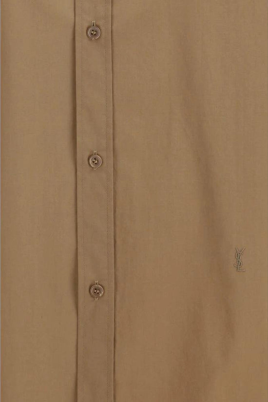 Saint Laurent Beige Cotton Shirt by Saint Laurent