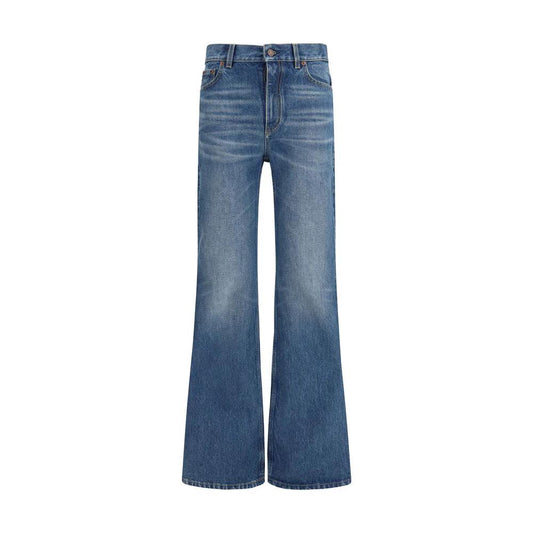 Chloé Blaue ausgestellte Jeans aus Baumwolle by Chloé