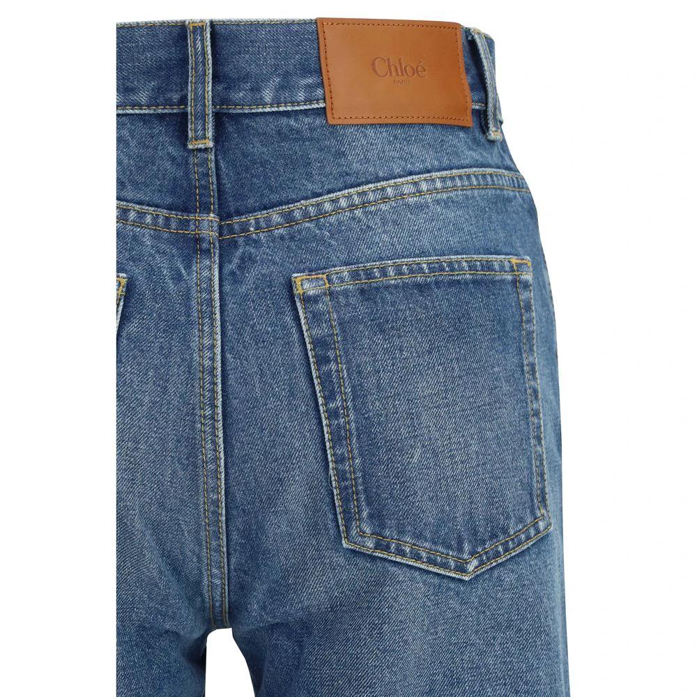 Chloé Blaue ausgestellte Jeans aus Baumwolle by Chloé