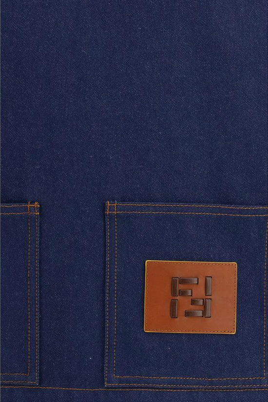 Fendi Blaue Jeansjacke aus Baumwolle by Fendi