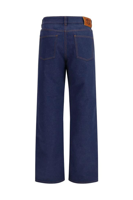 Fendi Blaue Baumwoll-Jeans im geraden Schnitt by Fendi