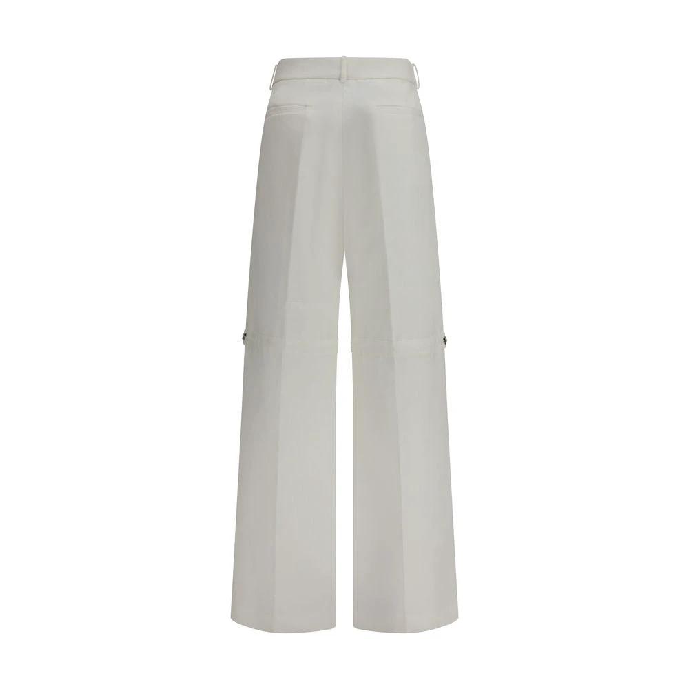 Fendi Weiße Baumwollhose by Fendi