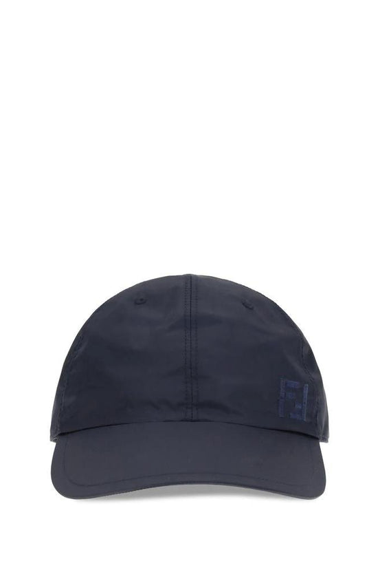 Fendi Schwarze Nylon-Kappe (Baseball Cap) by Fendi