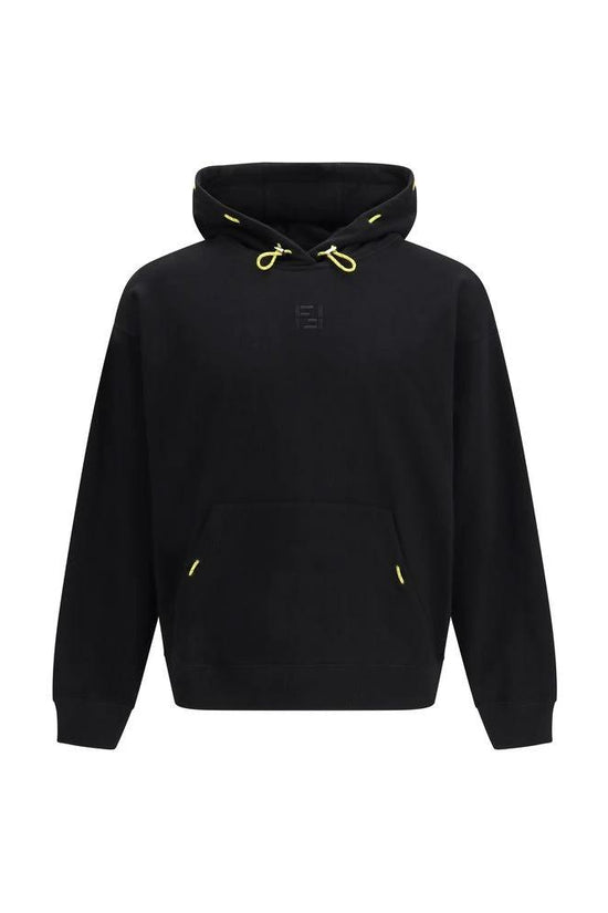 Fendi Schwarzer Baumwoll-Sweatshirt by Fendi